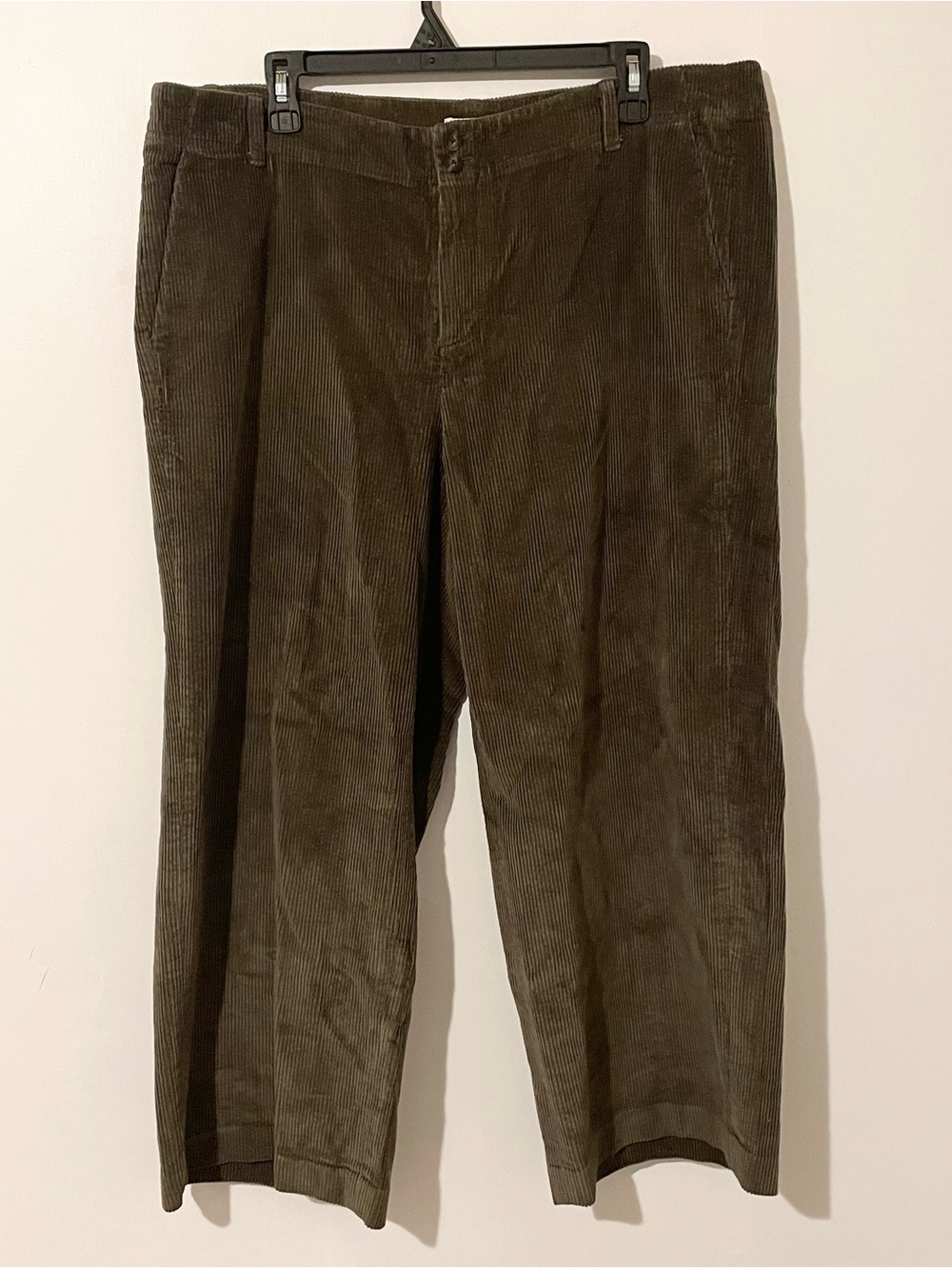 J. Jill Wide Leg Corduroy Crop Pants Size 16